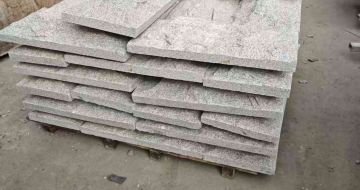 沈阳芝麻白蘑菇石，自然面