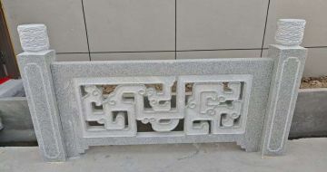 沈阳芝麻白河道栏杆 桥栏杆