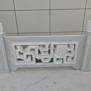 沈阳芝麻白河道栏杆 桥栏杆