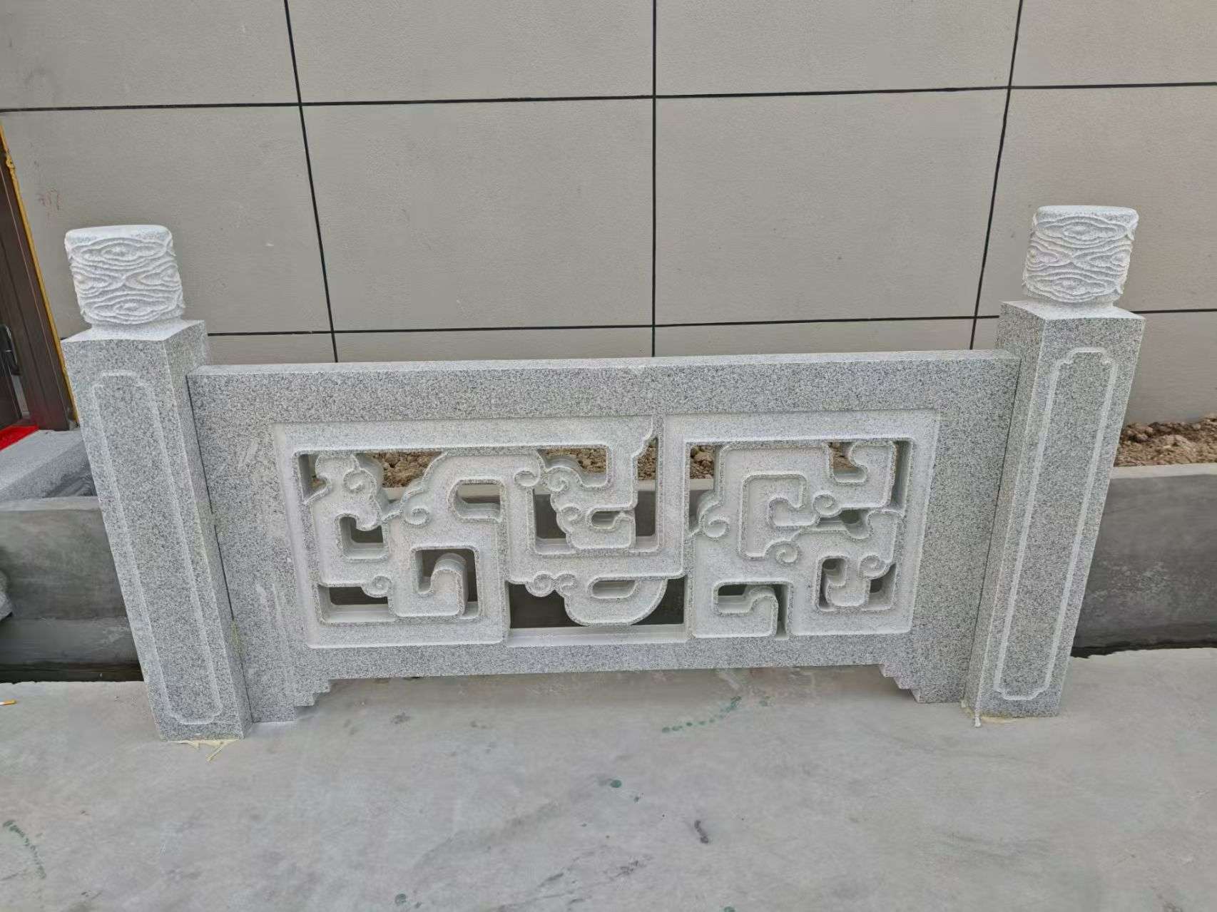 沈阳芝麻白河道栏杆 桥栏杆