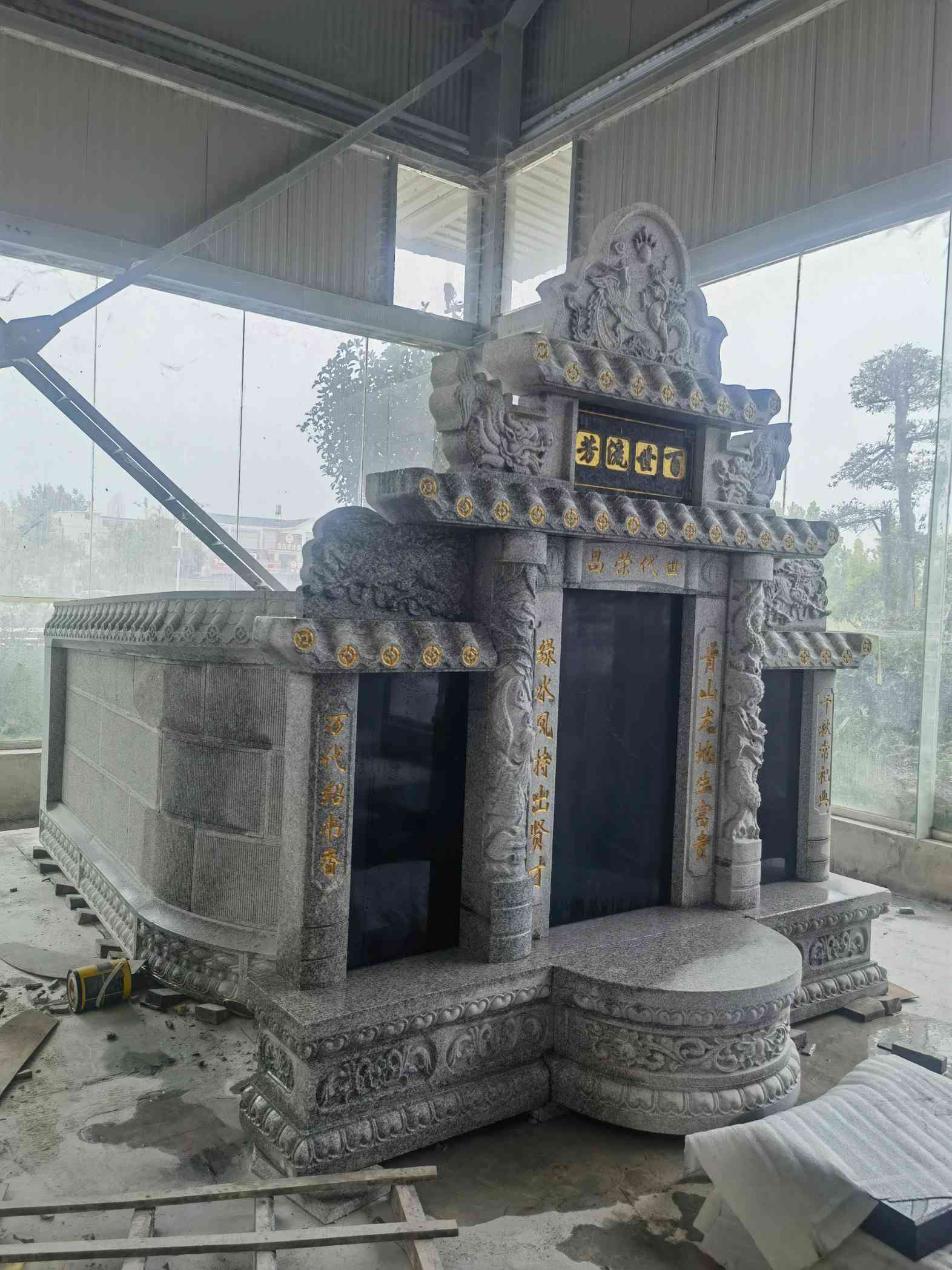 沈阳套墓 墓碑 围坟石 异形定制